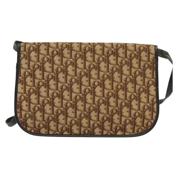 DIOR Trotter Canvas Shoulder Bag Brown - Picture 3 of 12